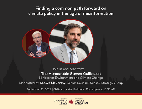 Finding a common path forward on climate policy in the age of misinformation - Sept 27